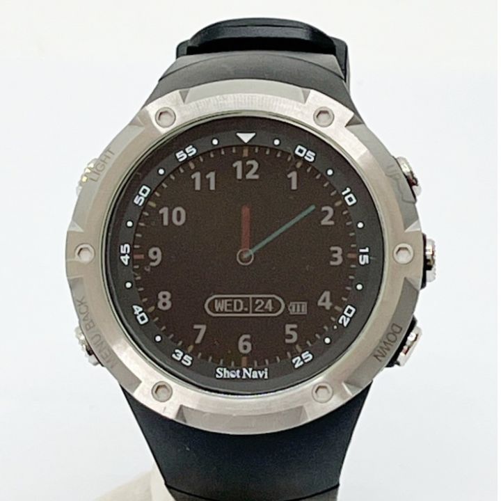 SHOT NAVI ショットナビ GPS WATCH W1 EVOLVE ブラック系 ゴルフウェア