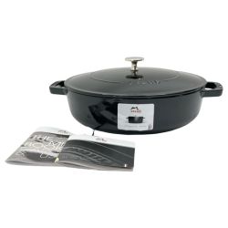 ◆◆ STAUB ストウブ 鍋　両手鍋 BRAISER  ピコ・ココット ブレイザーソテーパン 26cm ブラック Aランク