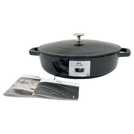  STAUB ストウブ 鍋　両手鍋 BRAISER  ピコ・ココット ブレイザーソテーパン 26cm ブラック