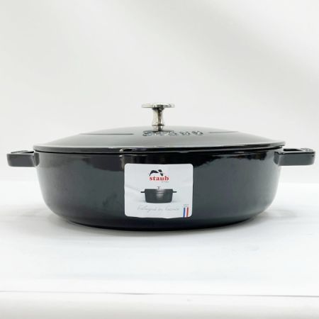  STAUB ストウブ 鍋　両手鍋 BRAISER  ピコ・ココット ブレイザーソテーパン 26cm ブラック