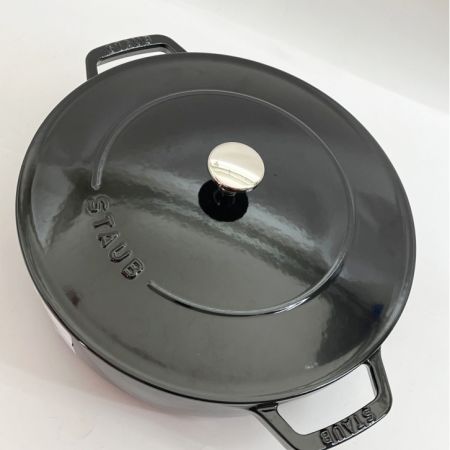  STAUB ストウブ 鍋　両手鍋 BRAISER  ピコ・ココット ブレイザーソテーパン 26cm ブラック