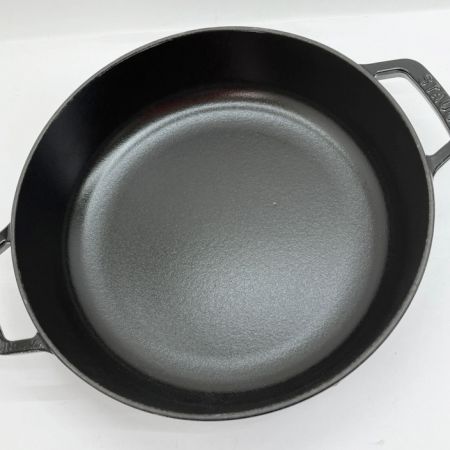  STAUB ストウブ 鍋　両手鍋 BRAISER  ピコ・ココット ブレイザーソテーパン 26cm ブラック