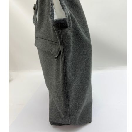  HUNTING WORLD ハンティングワールド リバーシブル トートバッグ グレー