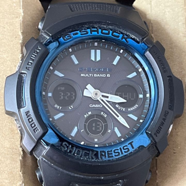 CASIO カシオ G-SHOCK 腕時計 電波ソーラー デジアナ AWG-M100A｜中古｜なんでもリサイクルビッグバン