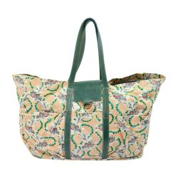 ◆◆ Vivienne Westwood ヴィヴィアン・ウエストウッド トートバッグ ライトピンク キャンバス elite 花 ライトピンク Bランク