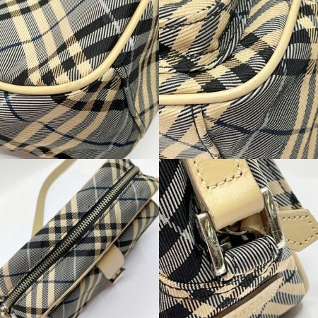  BURBERRY BLUE LABEL バーバリーブルーレーベル バッグ ショルダーバッグ 黒/ベージュ
