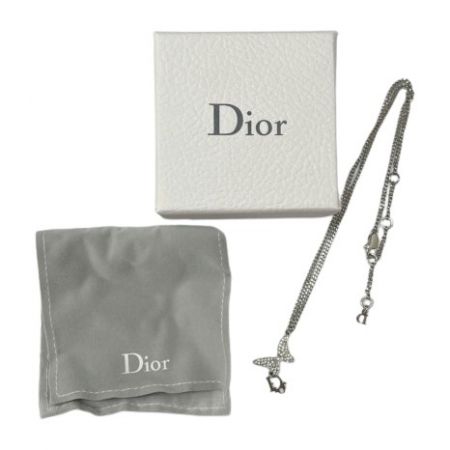  Christian Dior クリスチャンディオール ネックレス 蝶