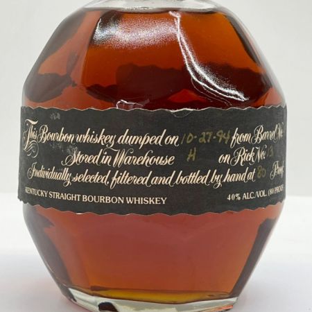  Blanton's BLACK ブラントン ブラック ウィスキー バーボン 750ml 40度 1994.10.27 未開栓