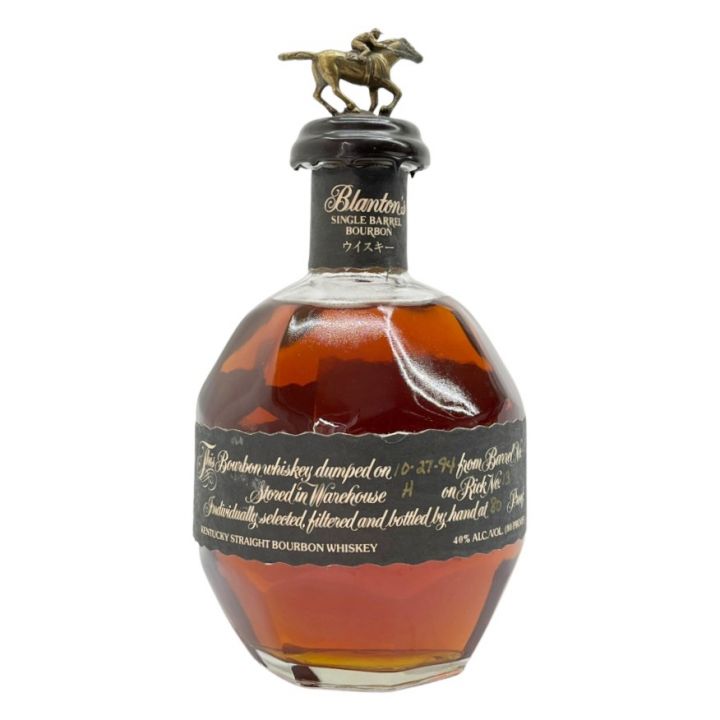 Blanton's BLACK ブラントン ブラック ウィスキー バーボン 750ml 40度 1994.10.27  未開栓｜中古｜なんでもリサイクルビッグバン