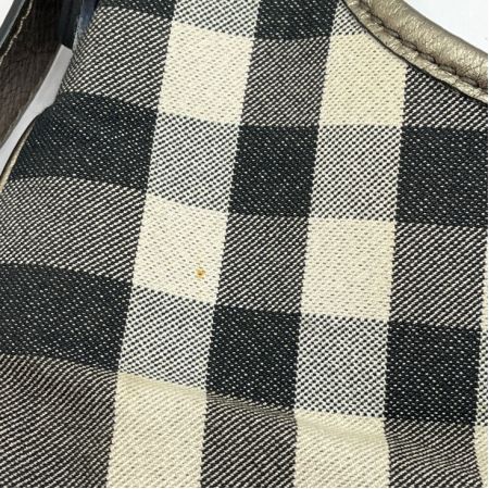 BURBERRY バーバリー バッグ ワンショルダー ライトグレー x シルバー
