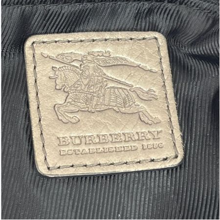  BURBERRY バーバリー バッグ ワンショルダー ライトグレー x シルバー