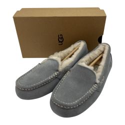 ◆◆ UGG アグ モカシン ANSLEY 24cm US7 箱付 21505 ライトグレー Sランク