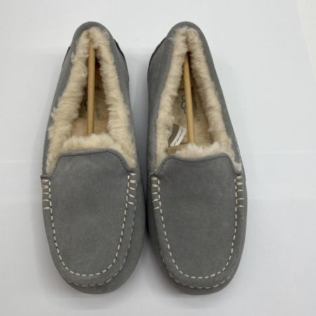  UGG アグ モカシン ANSLEY 24cm US7 箱付 21505 ライトグレー