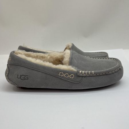  UGG アグ モカシン ANSLEY 24cm US7 箱付 21505 ライトグレー