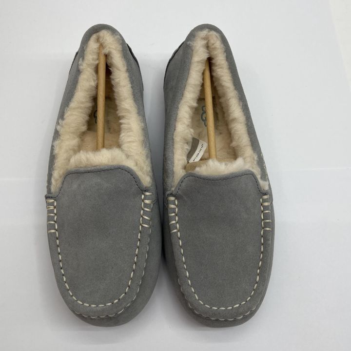 UGG アグ モカシン ANSLEY 24cm US7 箱付 21505 ライトグレー - 中古靴