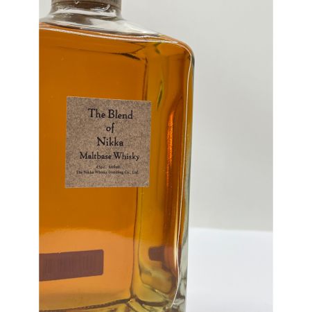 【北海道内限定発送】 NIKKA WHISKY ニッカウイスキー the blend of nikka ウィスキー ジャパニーズ 45度 660ml  未開栓