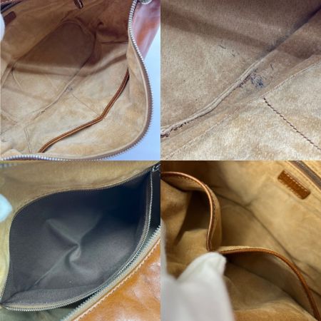  HIROFU ヒロフ バッグ ハンドバッグ　レザー キャメル