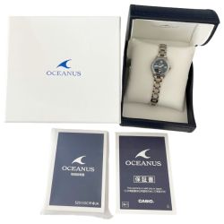 ◆◆ CASIO カシオ オシアナス OCEANUS 電波ソーラー 腕時計 レディース OCW-70 Aランク
