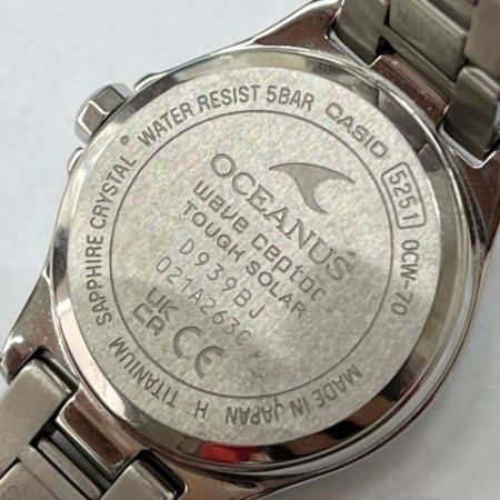  CASIO カシオ オシアナス OCEANUS 電波ソーラー 腕時計 レディース OCW-70