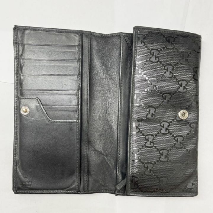 中古】 GUCCI グッチ 長財布 GGインプリメ 245908 ブラック｜総合 ...