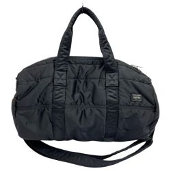 ◆◆ PORTER ポーター 2WAY ボストンバッグ ブラック Bランク