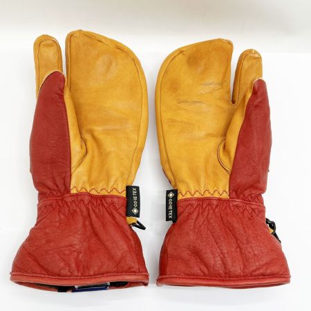  HESTRA へストラ グローブ サイズ5 スキー スノーボード ウィンター用品 赤/茶