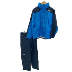 ◆◆ THE NORTH FACE ザノースフェイス 登山ウエア 上下セット レディース M ゴアテックス NPW10924 ブルー Bランク