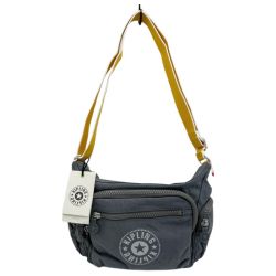 ◆◆ Kipling キプリング ショルダーバッグ 無地 グレー Sランク