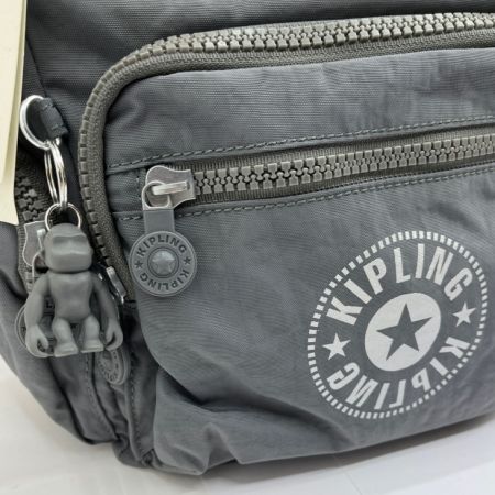  Kipling キプリング ショルダーバッグ 無地 グレー