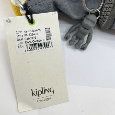  Kipling キプリング ショルダーバッグ 無地 グレー