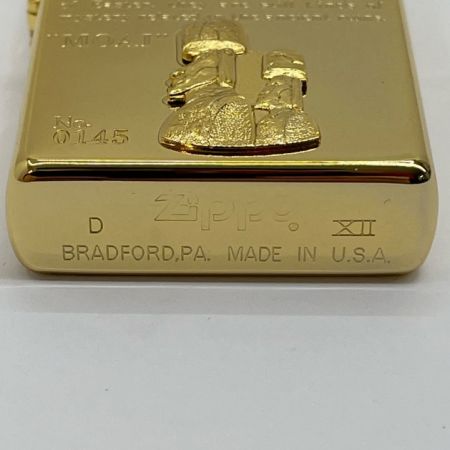   ライター ZIPPO モアイ金 金色