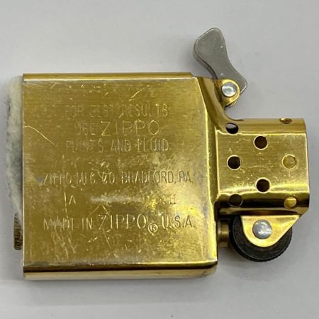   ライター ZIPPO モアイ金 金色