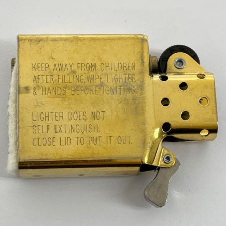  ライター ZIPPO モアイ金 金色