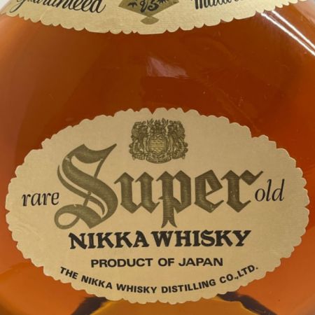 【北海道内限定発送】 SuperNIKKA/ﾆｯｶｳｲｽｷｰ スーパーニッカ ニッカ スーパーニッカ rare Super old レアオールド 特大ボトル 3785ml 未開栓