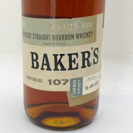  james b.beam BAKER'S ベイカーズ バーボン ウイスキー 7年 オールド 未開栓