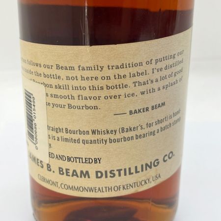  james b.beam BAKER'S ベイカーズ バーボン ウイスキー 7年 オールド 未開栓