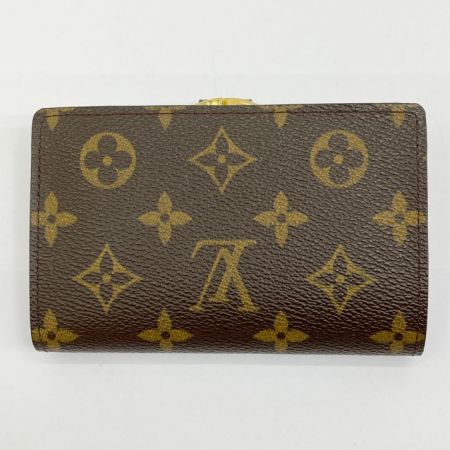  LOUIS VUITTON ルイヴィトン モノグラム ポルトモネ・ビエ ヴィエノワ 2つ折り財布 M61663 ブラウン