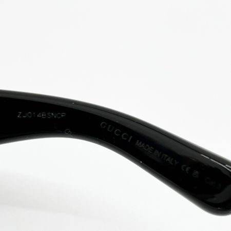  GUCCI グッチ スクエアフレーム サングラス キズ有り GG1402SA 001 55/15-135 M ブラック