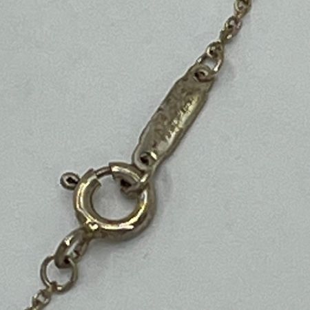  Tiffany & Co. ティファニー ナロー インターロッキング ネックレス ダブルリング SV925 4.3g