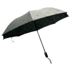 ◆◆ BURBERRY バーバリー 折り畳み傘 日傘 馬 ライトグレー Aランク
