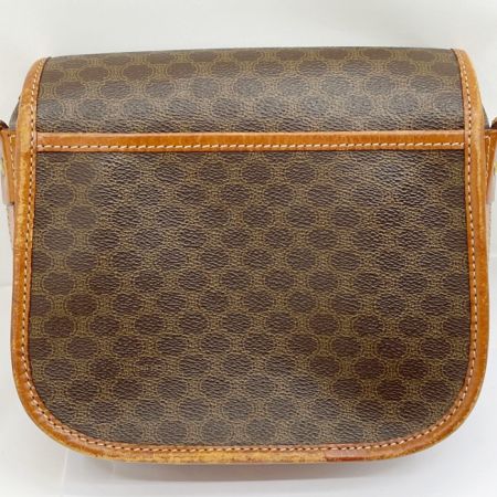  CELINE セリーヌ ショルダーバッグ マカダム オールド DM91 ブラウン