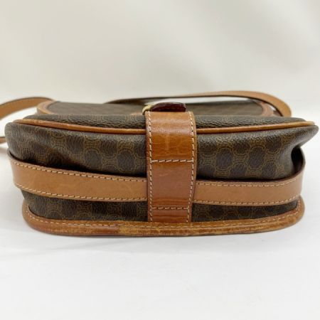  CELINE セリーヌ ショルダーバッグ マカダム オールド DM91 ブラウン