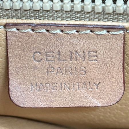  CELINE セリーヌ ショルダーバッグ マカダム オールド DM91 ブラウン