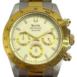 ◆◆ BULOVA ブローバ プロフェッショナル 腕時計 メンズ コンビ 93171 Bランク