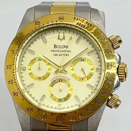  BULOVA ブローバ プロフェッショナル 腕時計 メンズ コンビ 93171