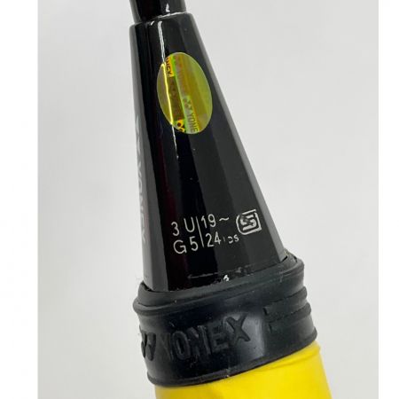  YONEX ヨネックス バドミントン ラケット ARC SABER SLASH 3UG5 黄/黒/白
