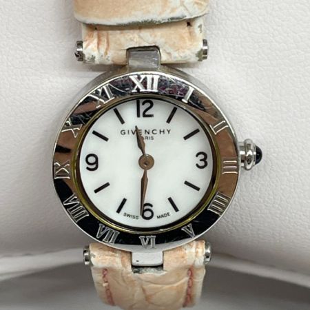  GIVENCHY ジバンシー 腕時計 レディース シェル文字盤 REG 99773249 ホワイト x ライトピンク