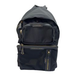 ◆◆ ANYA HINDMARCH マルチポケット バックパック ブラック Bランク