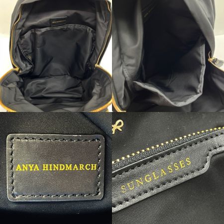  ANYA HINDMARCH マルチポケット バックパック ブラック