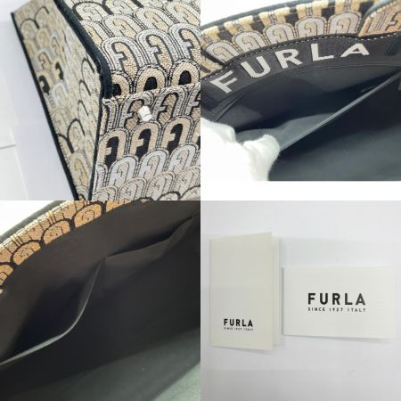  FURLA フルラ バッグ トートバッグ オポチュニティ アイボリーXブラック